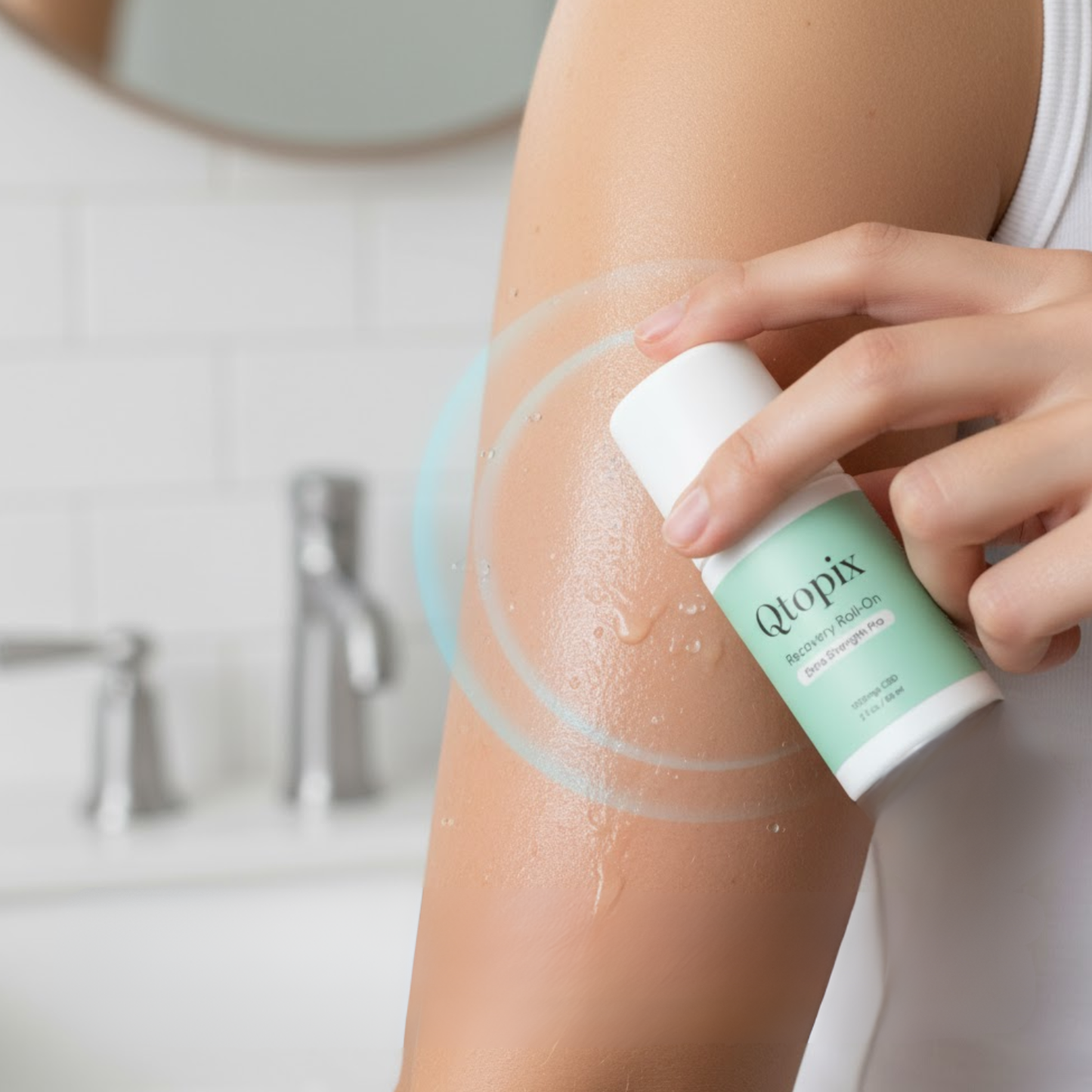 QTopix New Recovery Roll-On (CBD + CBG) 2oz